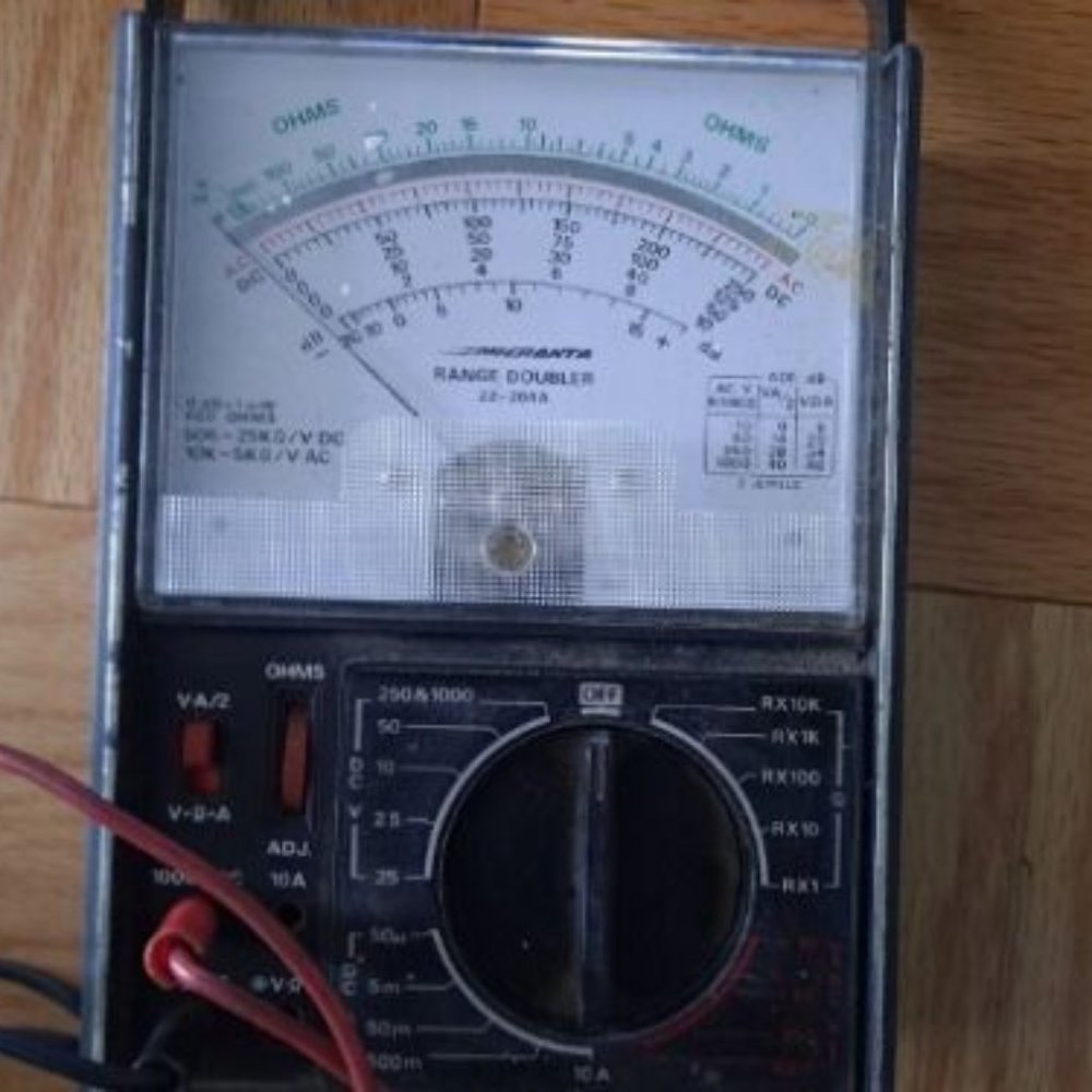 MICRONTA Range Doubler Multi-tester 43 Ranges 50000 Ohms/Volt DC 22-204U